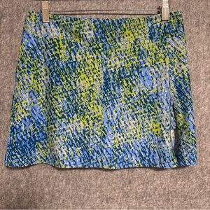Jude Connally Blue and Green golf Mini Skirt for Casual Wear